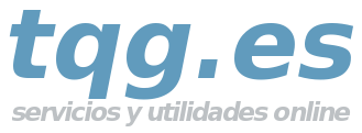 tqg.es, servicios y utilidades online